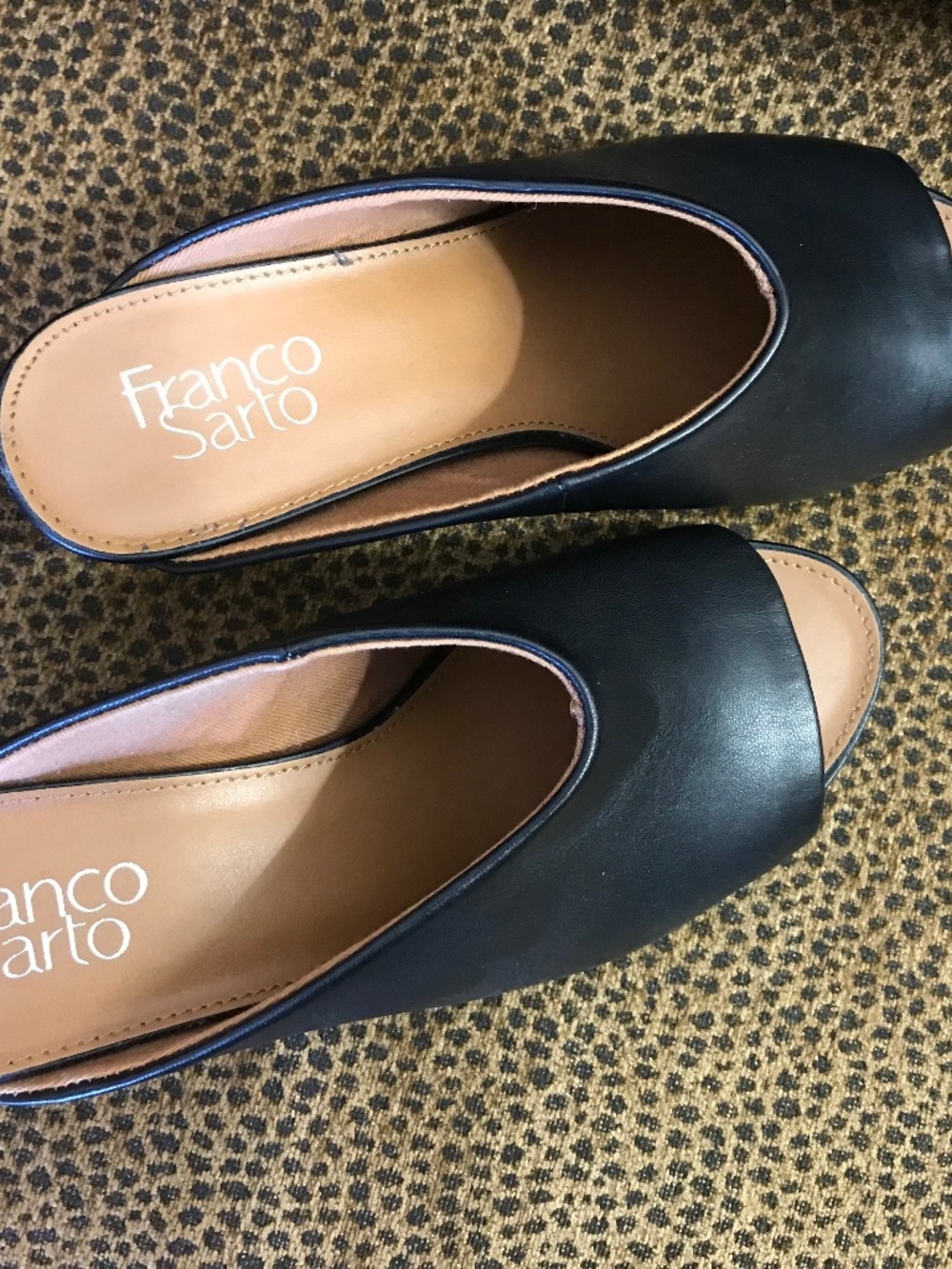 Frank Sarto Dublin leather wedge